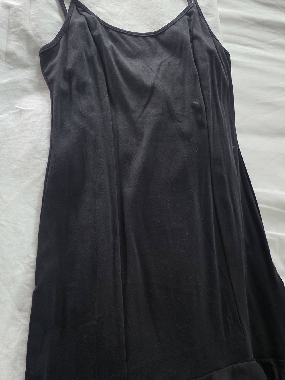 Commense Black Dress With Sheer hem. New With Tags - Picture 4 of 7